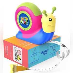 Play Party Kids Snail Tape Measure Toy 8ft STEM Learning Tool NEW